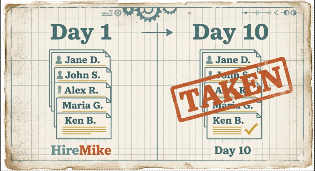 Candidates Taken by Day 10